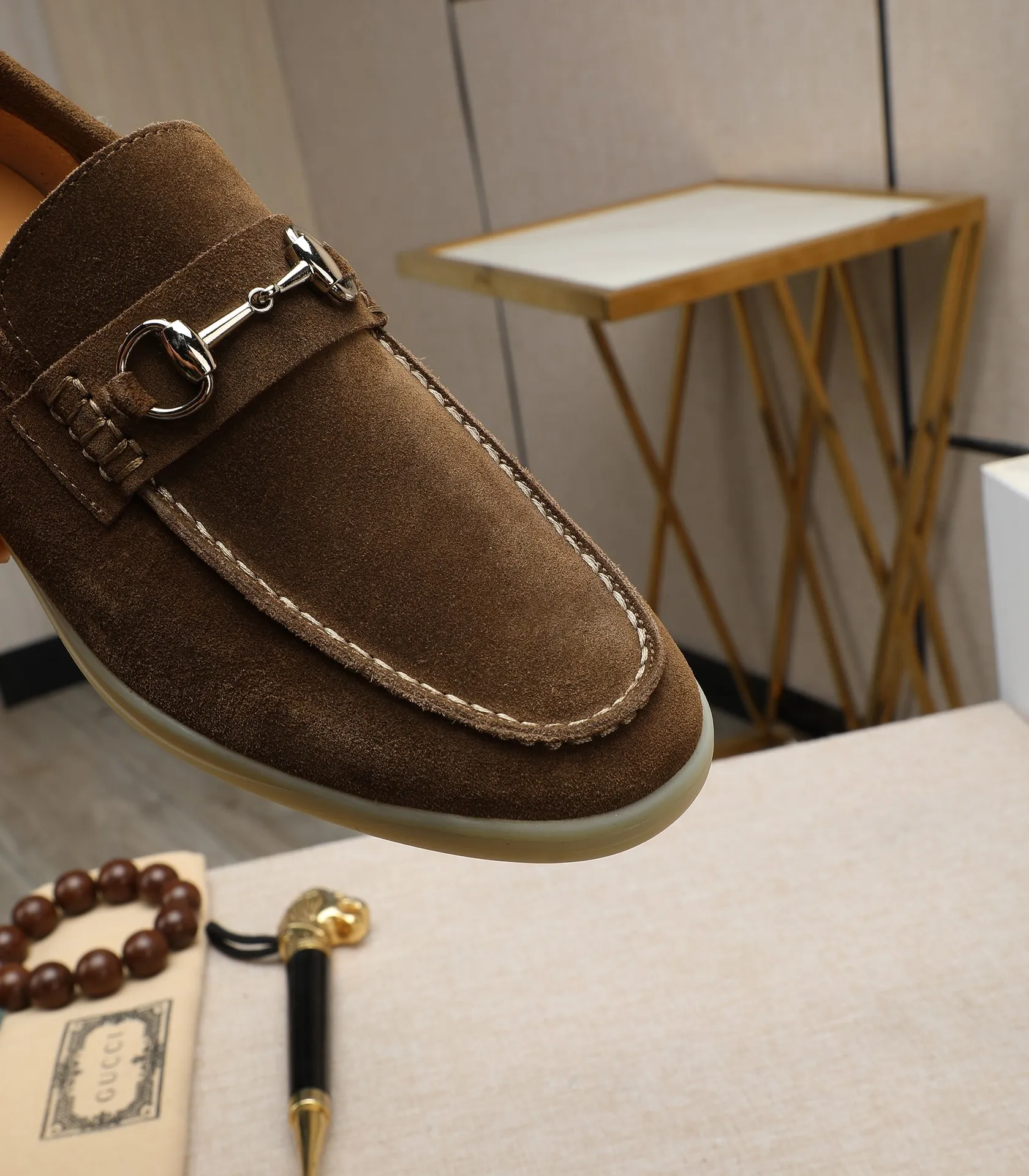 Men's shoes 💰520 📛📛Original (water-dyed cow lining) GUCCI official website formal shoes🌀 Italian 🇮🇹Imported cowhide➕Top imported water-dyed cowhide lining💋Finely handmade Original bottom, the real thing looks better when photographed in person Standard size 38-44